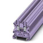 Phoenix Contact UT 4 Series Violet Feed Through Terminal Block, 0.14 → 6mm², Screw Termination, ATEX, IECEx