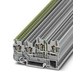 Phoenix Contact Grey DIN Rail Terminal Block, 0.08 → 4mm², Spring Clamp Termination