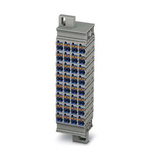 Phoenix Contact 5/32-2H /BU 19Z, PTMC 1 Series Grey DIN Rail Terminal Block, 0.14 → 2.5mm², Push In Termination