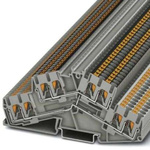 Phoenix Contact PTTBS 2.5-QUATTRO-PV Series Grey Double Level Terminal Block, 0.14 → 4mm², Push In Termination