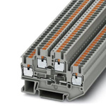 Phoenix Contact PTTB 2.5-DIO/UL-UR Series Grey Component Terminal Block, 0.14 → 4mm², Push In Termination