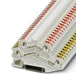 Phoenix Contact PTTBS 1.5/S-KNX Series White Double Level Terminal Block, 0.14 → 1.5mm², Push In Termination,