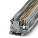 Phoenix Contact UT 6 Series Grey Knife Disconnect Terminal Block, 0.2 → 10mm², Screw Termination