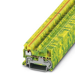 Phoenix Contact PT 1 Series Earth Terminal Block, 0.14 → 1.5mm², Screw Termination