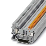 Phoenix Contact 5, QTCU 1 Series Grey Feed Through Terminal Block, 0.25 → 1.5mm², Screw Termination, ATEX