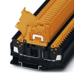 Phoenix Contact 5, QTC 2 Series Black/Orange Disconnect Terminal Block, 0.5 → 2.5mm², Quick Connect Termination