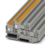 Phoenix Contact QTTCB 1 5/ 2P-PV Series Grey DIN Rail Terminal Block, 0.25 → 1.5mm²