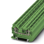 Phoenix Contact ST 4 GN Series Green Feed Through Terminal Block, 0.08 → 6mm², ATEX, IECEx