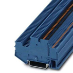 Phoenix Contact PTTB 1.5/S/2P-PV BU Series Blue Double Level Terminal Block, 0.14 → 1.5mm²