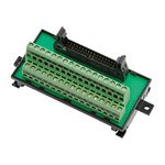 Omron XW2R Series DIN Rail Terminal Block, Screw Termination