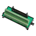 Omron XW2R Series DIN Rail Terminal Block, Screw Termination