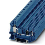 Phoenix Contact 5, STU 10/ 4X2 Series Blue DIN Rail Terminal Block, 0.5 → 16mm²