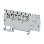 Rockwell Automation 1492-P Series Grey Feed Through Terminal Block
