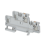 Rockwell Automation 1492-P Series Grey Feed Through Terminal Block
