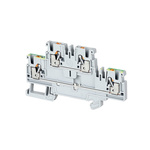 Rockwell Automation 1492-P Series Grey Feed Through Terminal Block