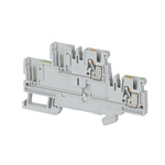 Rockwell Automation 1492-P Series Grey Feed Through Terminal Block