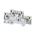 Rockwell Automation 1492-P Series Grey Feed Through Terminal Block