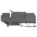 Rockwell Automation 1492-R Series Black DIN Rail Terminal Block, Spring Clamp Termination