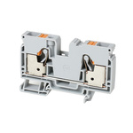 Rockwell Automation 1492-P Series Orange DIN Rail Terminal Block, 10mm², Push In Termination, ATEX