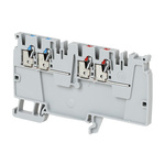 Rockwell Automation 1492-P Series Grey DIN Rail Terminal Block, 2.5mm², Push In Termination, ATEX