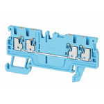 Rockwell Automation 1492-P Series Orange DIN Rail Terminal Block, 1.5mm², Push In Termination, ATEX