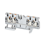 Rockwell Automation 1492-P Series Grey DIN Rail Terminal Block, 2.5mm², Push In Termination, ATEX