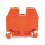 Rockwell Automation 1492-W Series Orange Feed Through Terminal Block, Screw Termination