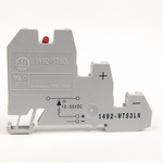 Rockwell Automation 1492-W Series Grey DIN Rail Terminal Block, Screw Termination