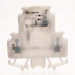 Rockwell Automation 1492-H Series White DIN Rail Terminal Block, 4 → 0.05mm²