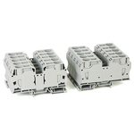 Rockwell Automation 1492 Series Orange DIN Rail Terminal Block, 35mm², Spring Clamp Termination, ATEX, IECEx