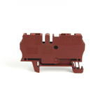 Rockwell Automation 1492 Series Brown DIN Rail Terminal Block, 2.5mm², Spring Clamp Termination, ATEX, IECEx