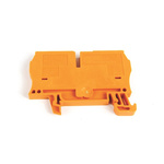 Rockwell Automation 1492 Series Orange DIN Rail Terminal Block, 4mm², Spring Clamp Termination, ATEX, IECEx