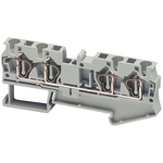 Schneider Electric TRR Series Grey Feed Through Terminal Block, 4mm², Spring Termination, ATEX
