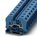 Phoenix Contact RT 5 BU Series Blue DIN Rail Terminal Block, 0.1 → 6mm², Bolt Termination