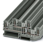 Phoenix Contact 5, STTB 2 Series Grey Double Level Terminal Block, 0.08 → 4mm²