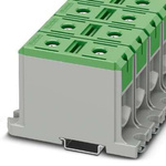 Phoenix Contact UBAL Series Green DIN Rail Terminal Block, 150mm², Single-Level, Screw Termination