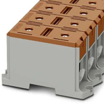 Phoenix Contact UBAL Series Brown DIN Rail Terminal Block, 240mm², Single-Level, Screw Termination