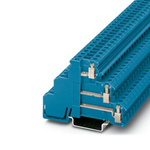 Phoenix Contact DIKD 1.5 BU Series Blue Terminal Block, 2.5mm², Triple-Level, Screw Termination