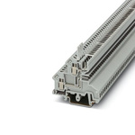 Phoenix Contact UKK 3-MSTBVH-5.08 Series Grey Double Level Terminal Block, 0.2mm², Double-Level, Plug In, Screw
