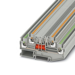 Phoenix Contact PTT 2.5-L/TG Series Grey Disconnect Terminal Block, 2.5mm², 1-Level, Push In Termination
