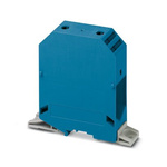 Phoenix Contact UKH 240-F BU Series Blue Terminal Block, 240mm², 1-Level, Screw Termination