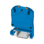 Phoenix Contact MP 1.5 BU Series Blue Feed Through Terminal Block, 1.5mm², Single-Level, Push In Termination