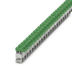 Phoenix Contact AKG 35 GN Series Green Terminal Block, 35mm², 1-Level, Screw Termination