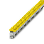 Phoenix Contact AKG 35 YE Series Yellow Terminal Block, 35mm², 1-Level, Screw Termination