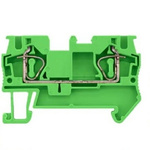 Siemens 8WH Series Green Din Rail Terminal, 4mm², 1-Level, Spring Termination, CSA