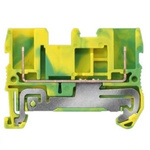 Siemens 8WH Series Green, Yellow Din Rail Terminal, 2.5mm², 1-Level, CSA