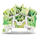 Wago TOPJOB S Series Green, Yellow DIN Rail Terminal Block, 2.5mm², 1-Level, Push-In Cage Clamp Termination, ATEX, EAC