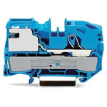 Wago TOPJOB S Series Blue DIN Rail Terminal Block, 16mm², 1-Level, Push-In Cage Clamp Termination, ATEX, EAC Ex, IECEx