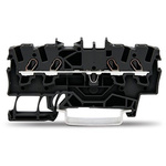 Wago TOPJOB S Series Black DIN Rail Terminal Block, 1.5mm², 1-Level, Push-In Cage Clamp Termination, ATEX, EAC Ex, IECEx