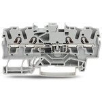 Wago TOPJOB S Series Grey Component Terminal Block, 2.5mm², 1-Level, Push In Termination